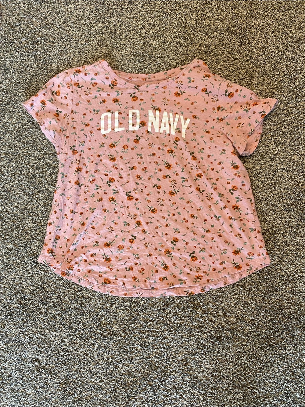 Old Navy floral print shirt